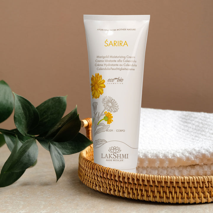 SARIRA Crema per il Corpo Idratante ed Elasticizzante alla Calendula