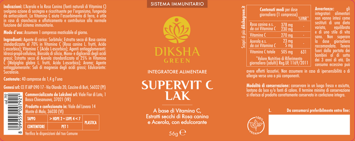 SUPER VIT LAK C - Vitamina c