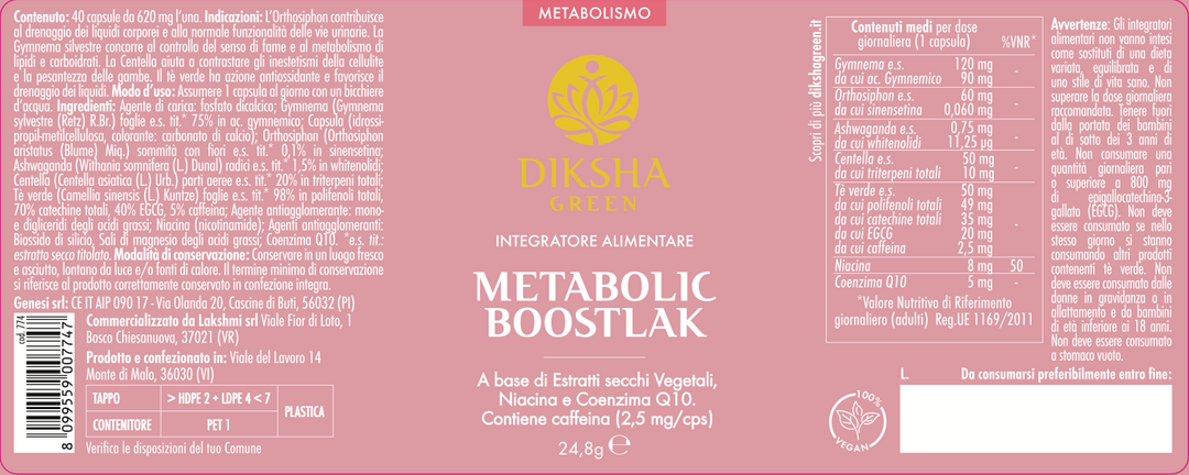 METABOLIC BOOST LAK - Stimola il metabolismo