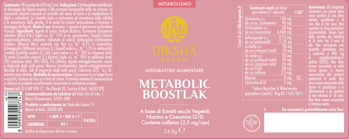 METABOLIC BOOST LAK - Stimola il metabolismo