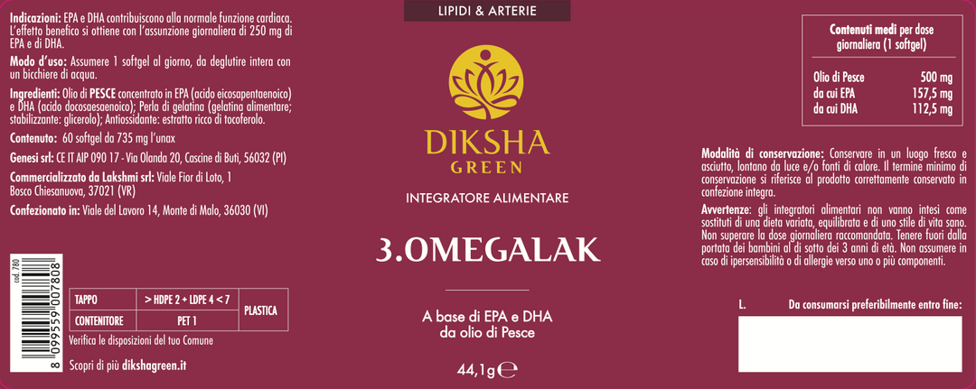 OMEGA LAK - Antiossidante