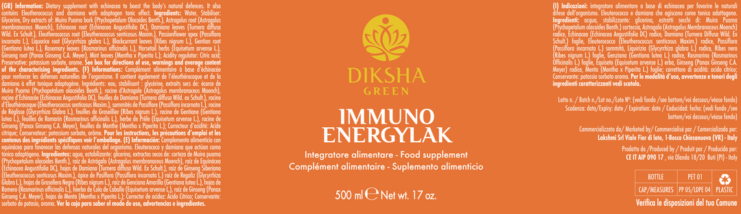 Tisana - IMMUNO ENERGYLAK