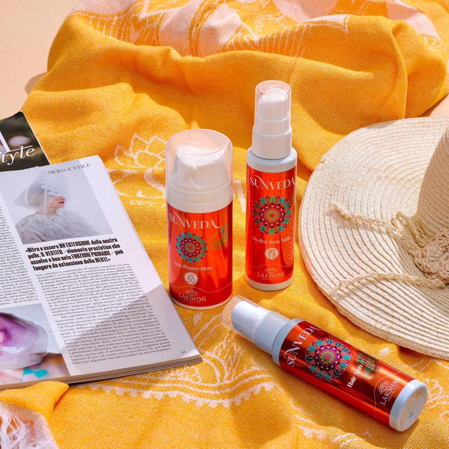 Lakshmi's organic sunscreens: the Sunveda ritual